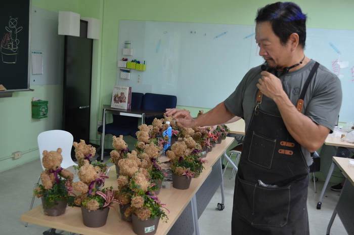 115.7.9(四)藝文競賽之【水苔植栽創意綠雕(森林小熊)】圖片