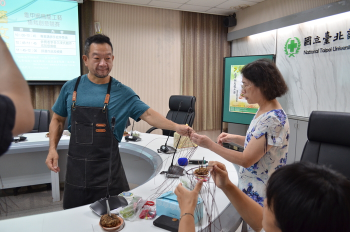 114.7.10(四)藝文競賽之【龜甲網鳥籠工藝植栽創意】圖片