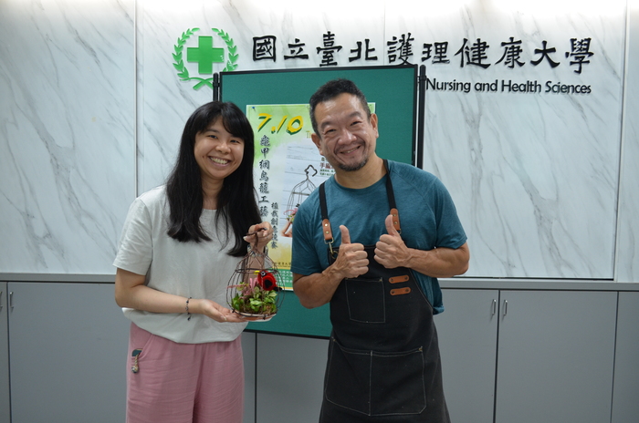 114.7.10(四)藝文競賽之【龜甲網鳥籠工藝植栽創意】圖片