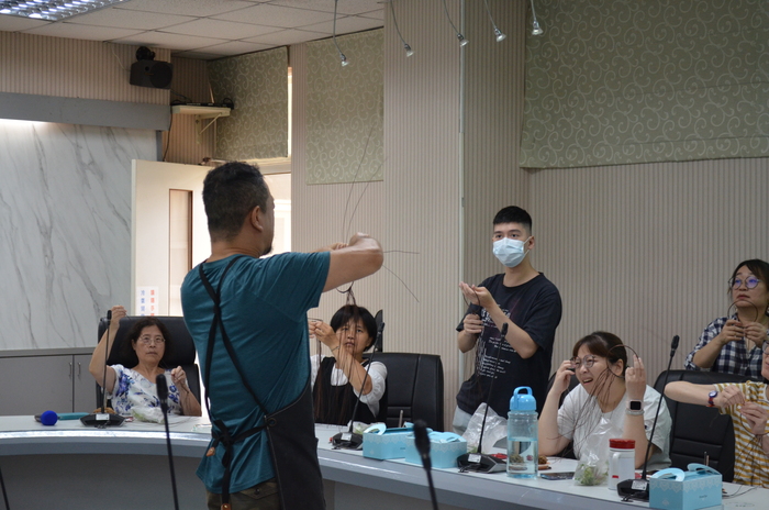 114.7.10(四)藝文競賽之【龜甲網鳥籠工藝植栽創意】圖片